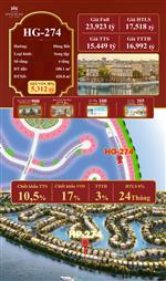 HG-274 Song Lập Hoàng Gia – Giá vốn chỉ 5,3 tỷ, chiết khấu sâu 35%