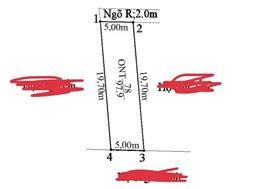 Bán lô đất hướng Bắc 98 m2 tại Dương Quan, Thủy Nguyên, Hải phòng