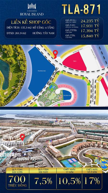 🔥 TLA-871 | SHOP GÓC 4 TẦNG – TRỤC ĐƯỜNG LỚN, ĐỐI DIỆN TRƯỜNG HỌC